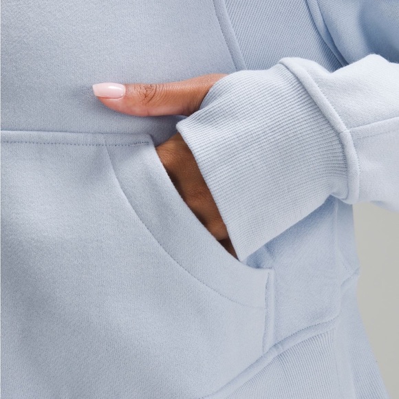 NWT Lululemon Scuba Oversized Full Zip Blue Linen Size M/L - Picture 10 of 12